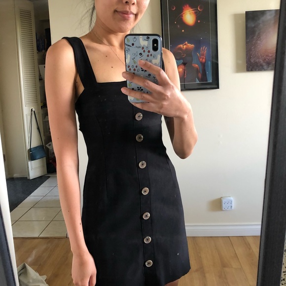Urban Outfitters stretchy black body con dress - Picture 3 of 3